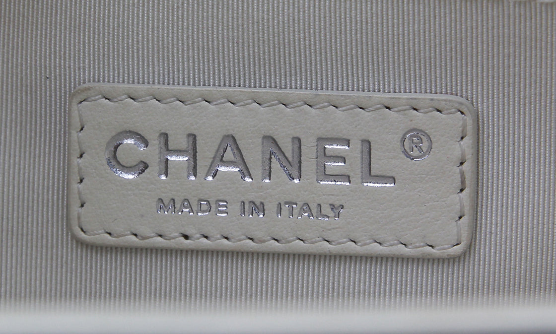 Chanel White Ecru Le Boy Medium-Chanel-THE CLOSET