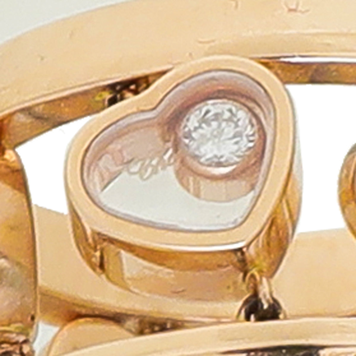 Chopard 18K Yellow Gold Diamond Happy Amore Ring-Chopard-THE CLOSET