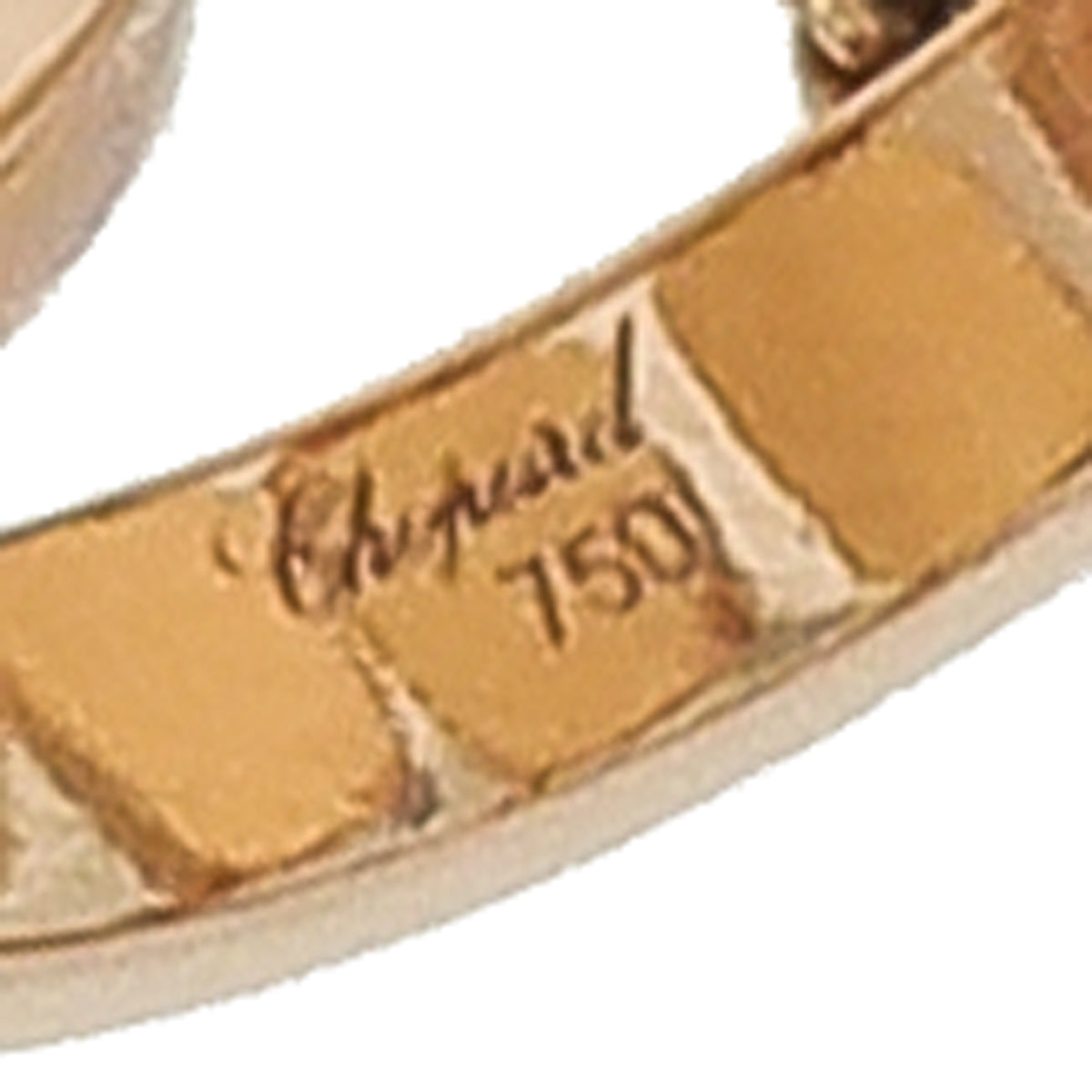 Chopard 18K Yellow Gold Diamond Happy Amore Ring