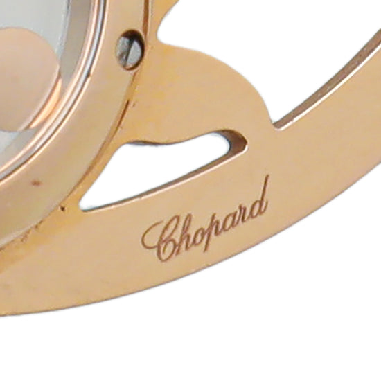 Chopard 18K Yellow Gold Diamond Happy Sun Cord Necklace