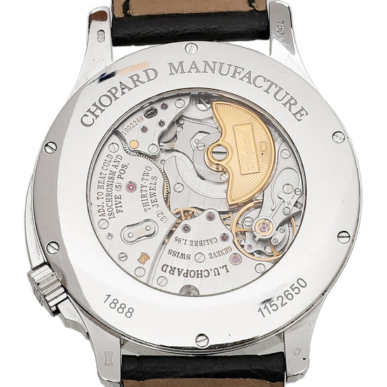 Chopard 18K White Gold Manufacture LUC Twist Watch