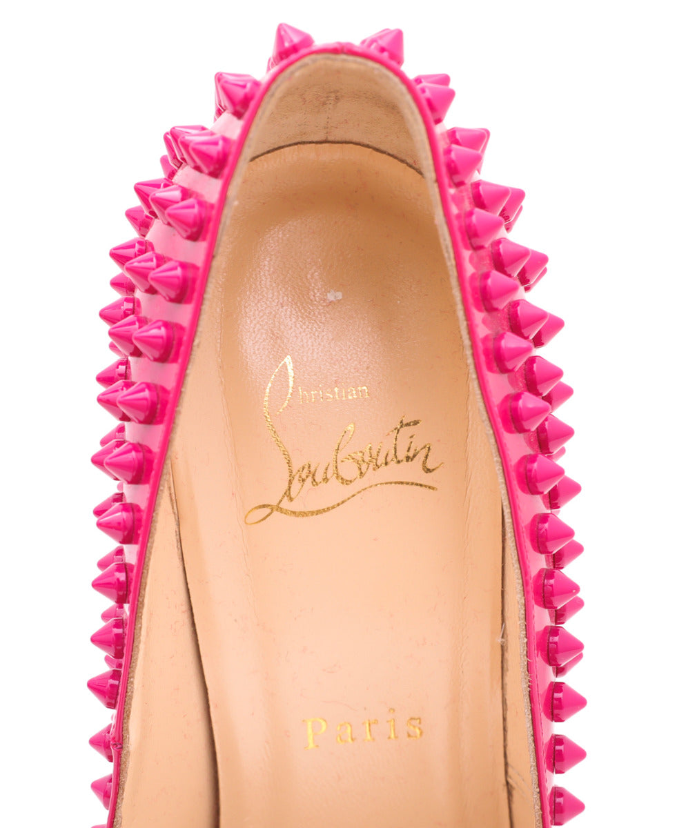Christian Louboutin Pink Alti Spike Pump 38 – THE CLOSET