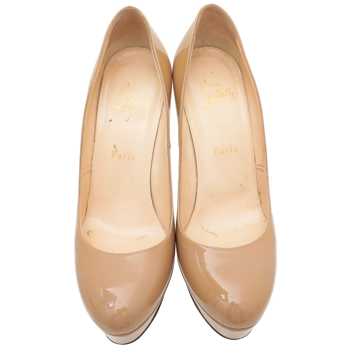 Christian Louboutin Nude Bianca 140 Pumps 39-Christian Louboutin-THE CLOSET