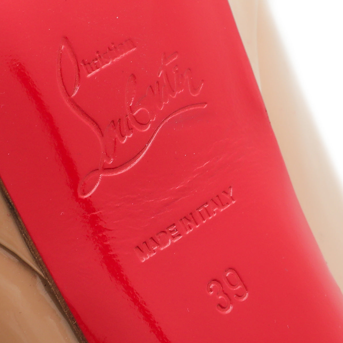 Christian Louboutin Nude Bianca 140 Pumps 39-Christian Louboutin-THE CLOSET