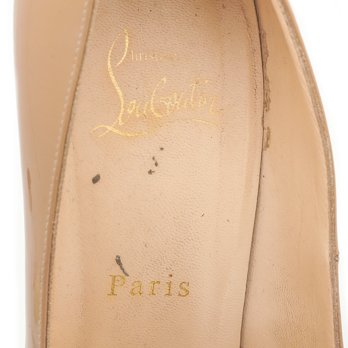 Christian Louboutin Nude Bianca 140 Pumps 39-Christian Louboutin-THE CLOSET