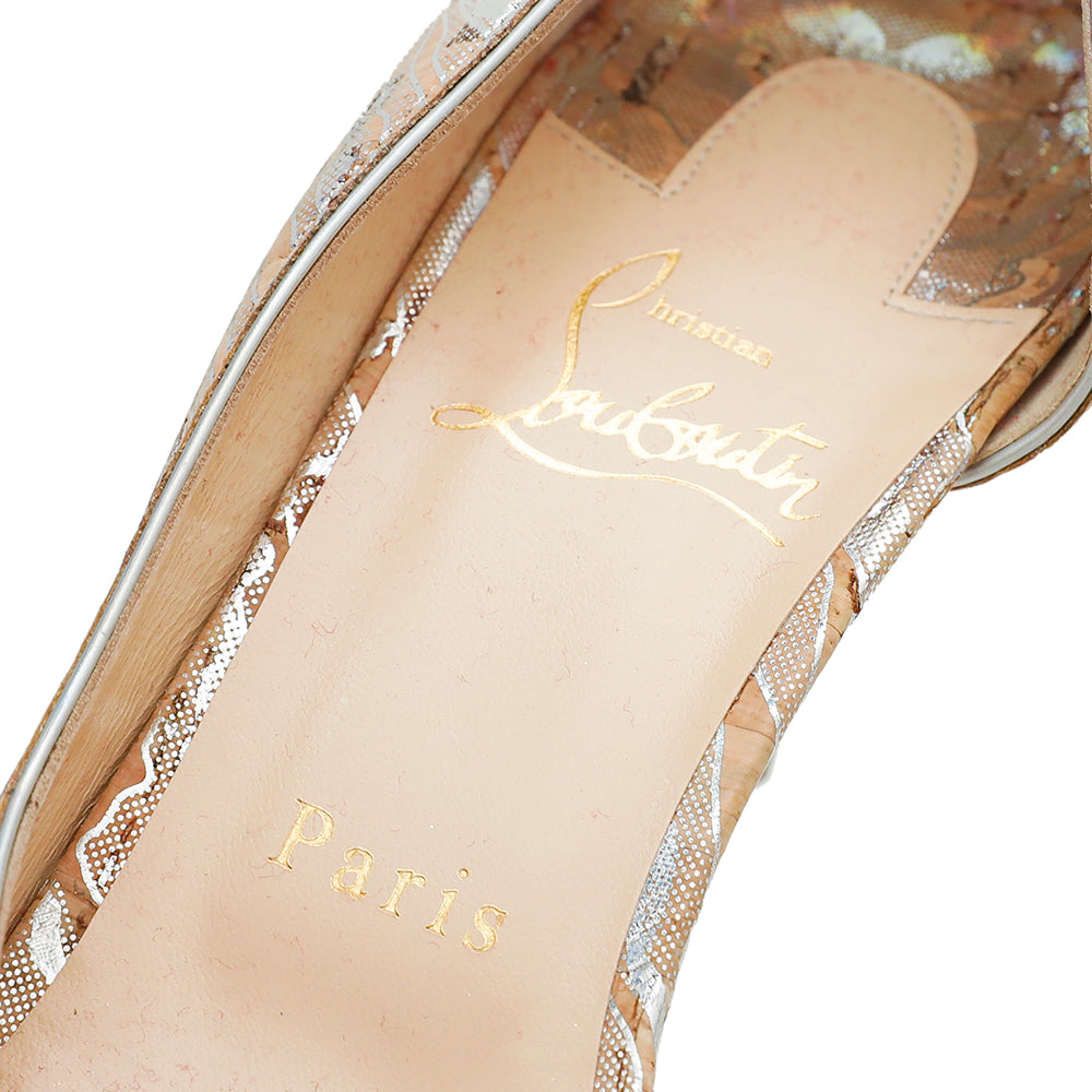 Christian Louboutin Bicolor Iriza Metallic Pump 39-Christian Louboutin-THE CLOSET