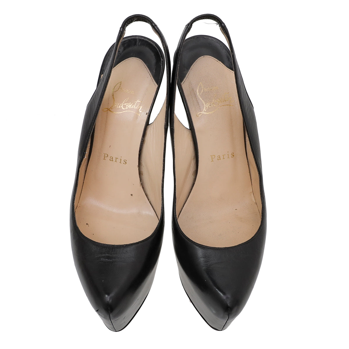 Christian Louboutin Black Dafsling Pumps 160mm 37-Christian Louboutin-THE CLOSET