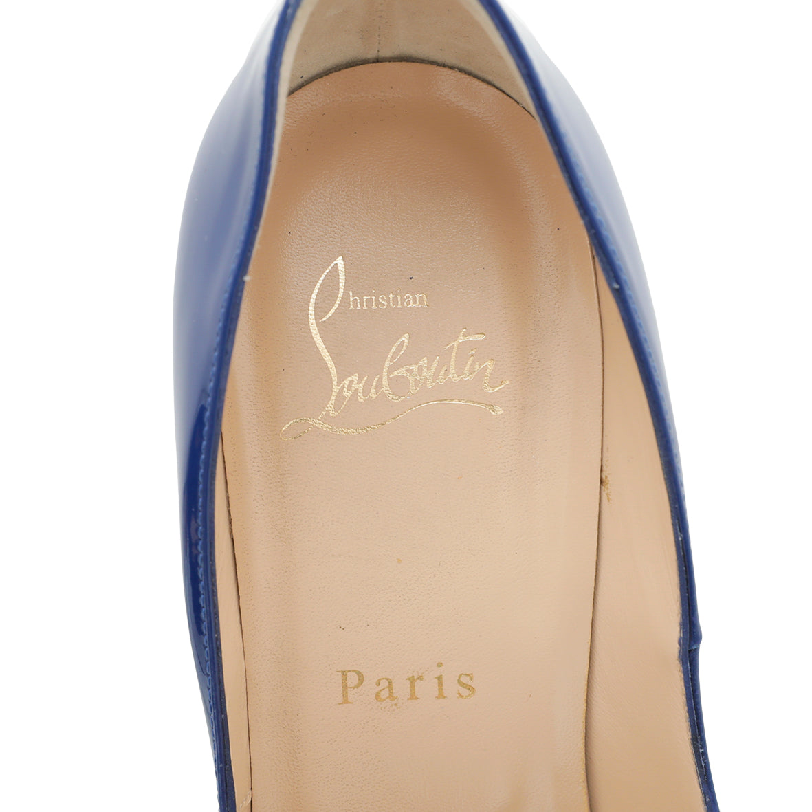 Christian Louboutin Blue Flo 120 Pumps 38.5-Christian Louboutin-THE CLOSET