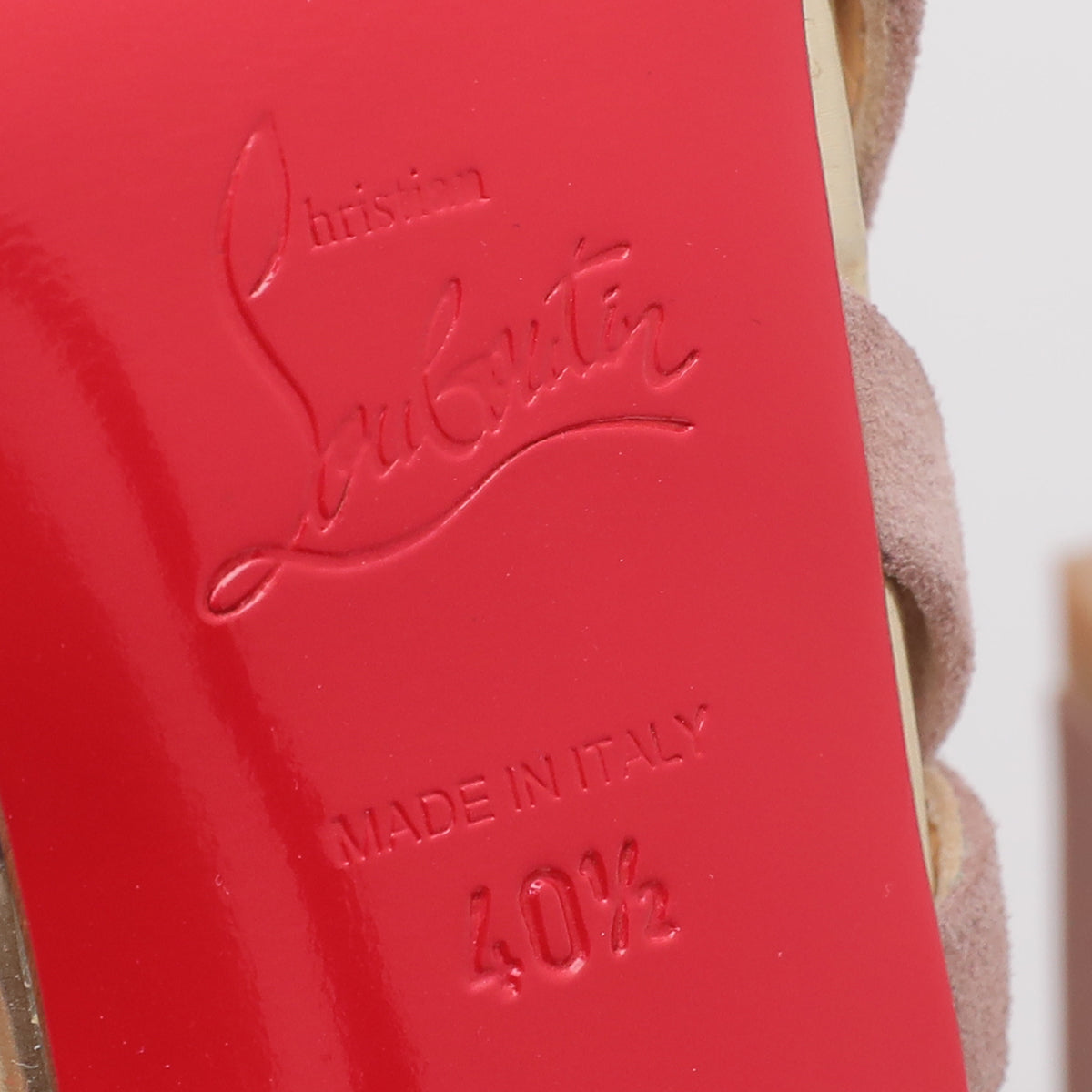 Christian Louboutin Light Rosewood Karina Caged Ankle Bootie 40.5-Christian Louboutin-THE CLOSET