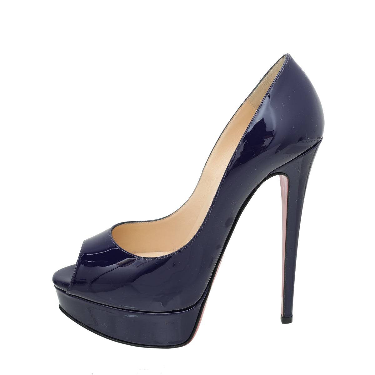 Christian Louboutin Purple Pop Lady Peep 150 Pumps 36-Christian Louboutin-THE CLOSET