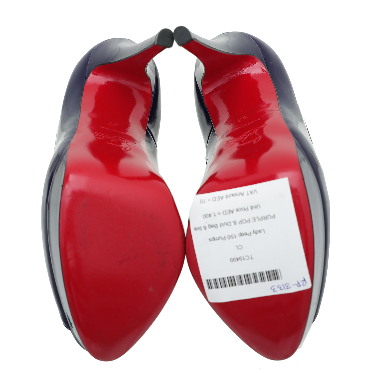 Christian Louboutin Purple Pop Lady Peep 150 Pumps 36-Christian Louboutin-THE CLOSET