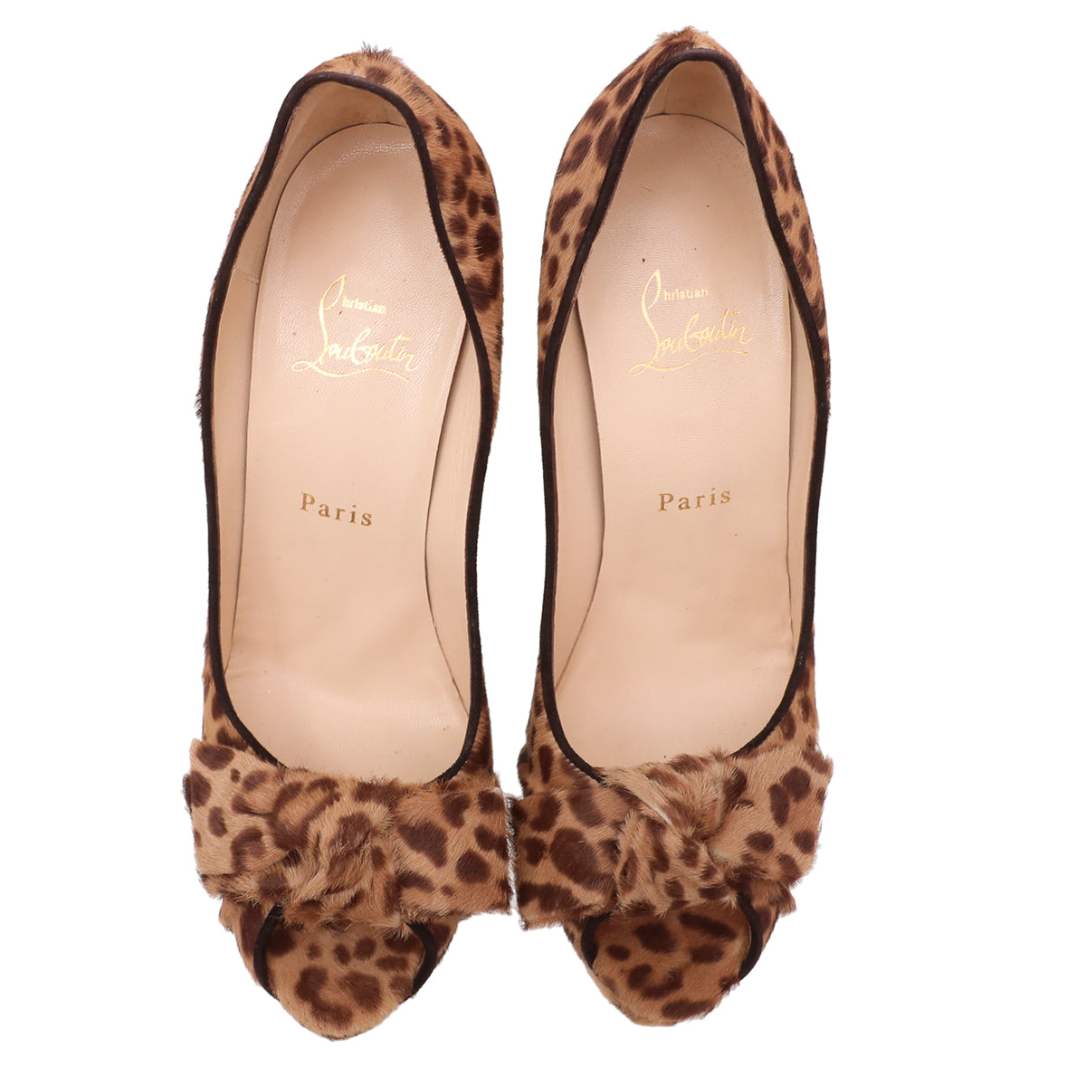 Christian Louboutin Leopard Calf Hair Madame Butterfly Pump 40-Christian Louboutin-THE CLOSET