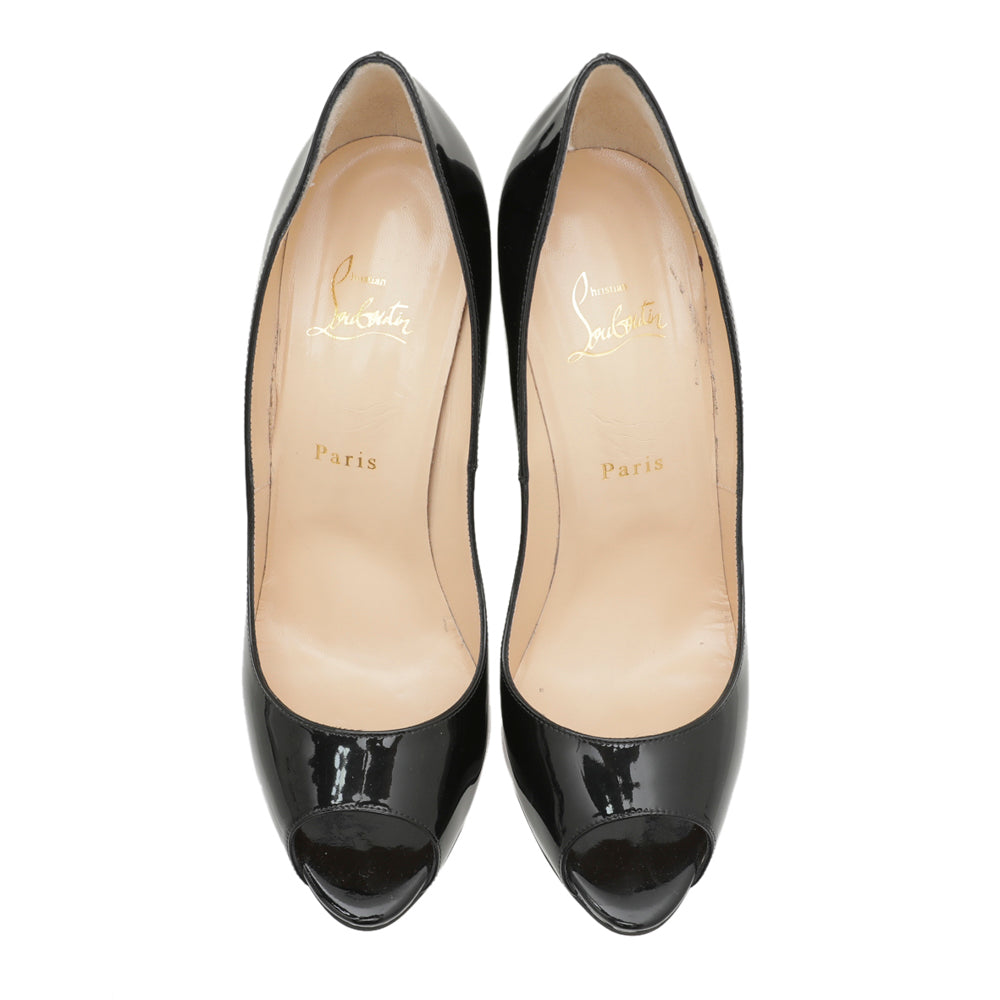 Christian Louboutin Black Maryl 120 Pumps 40.5-Christian Louboutin-THE CLOSET