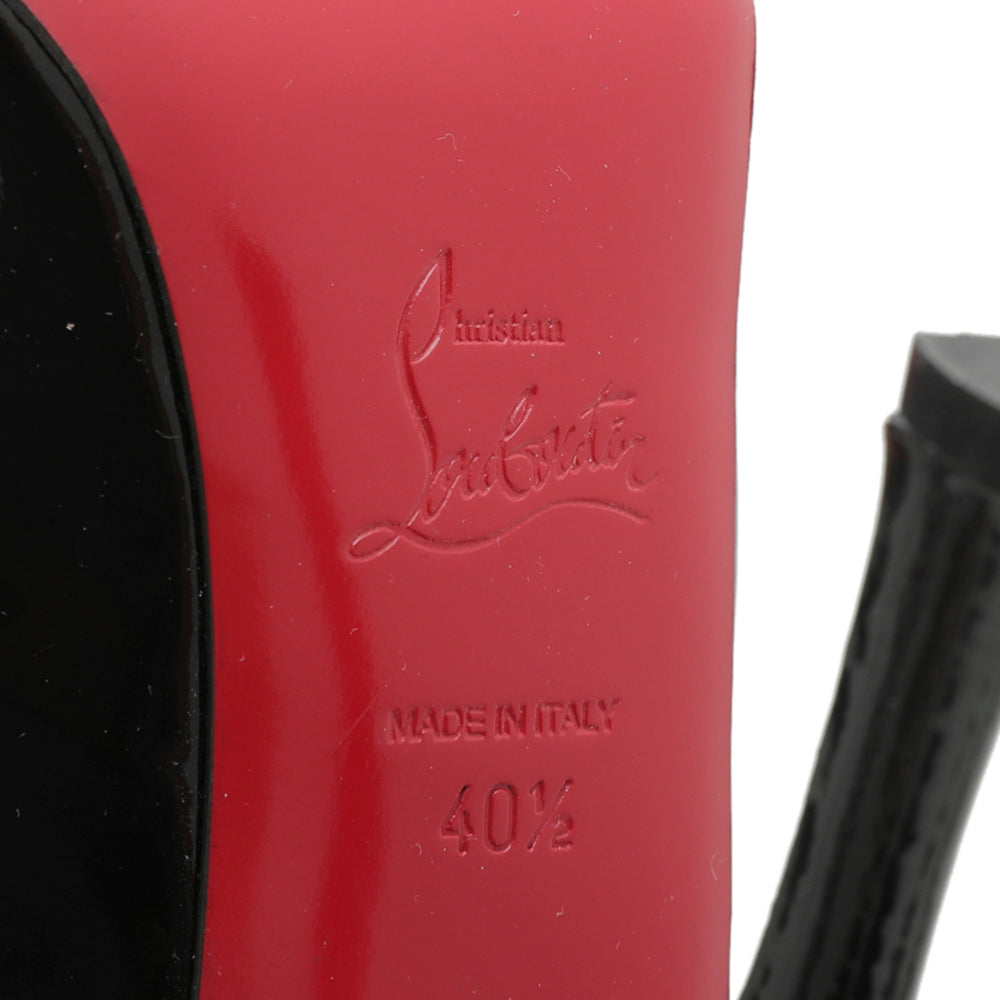 Christian Louboutin Black Maryl 120 Pumps 40.5-Christian Louboutin-THE CLOSET