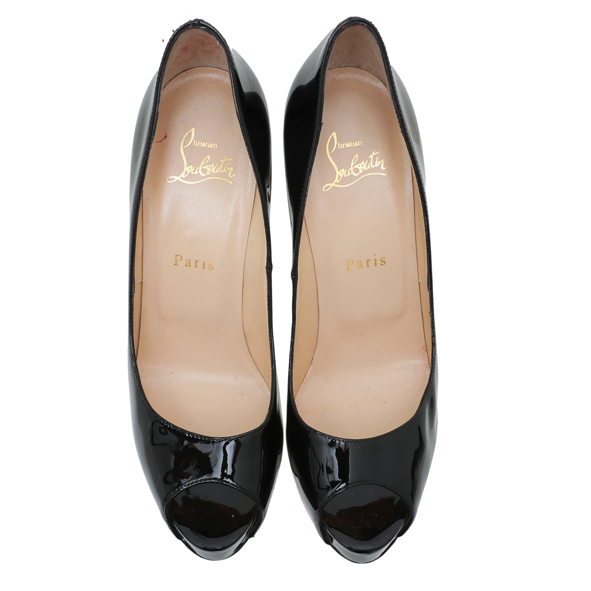Christian Louboutin Black New Very Prive 120 Pumps 38.5-Christian Louboutin-THE CLOSET