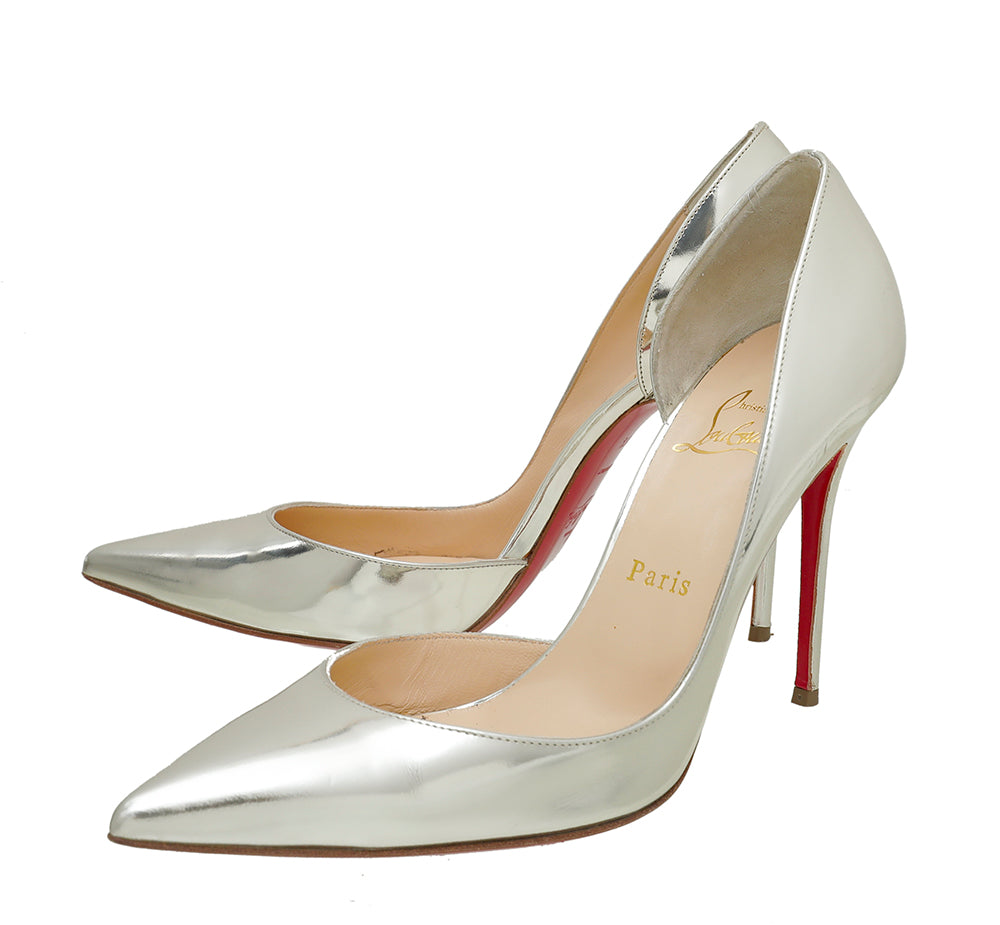 Christian Louboutin Gold Iriza Pump 38.5-Christian Louboutin-THE CLOSET