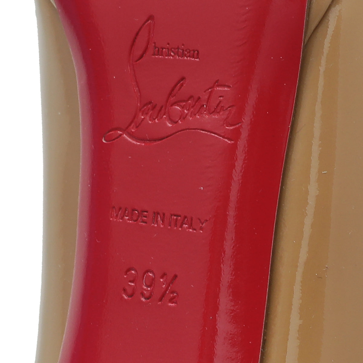 Christian Louboutin Nude New Simple Pump 39.5-Christian Louboutin-THE CLOSET