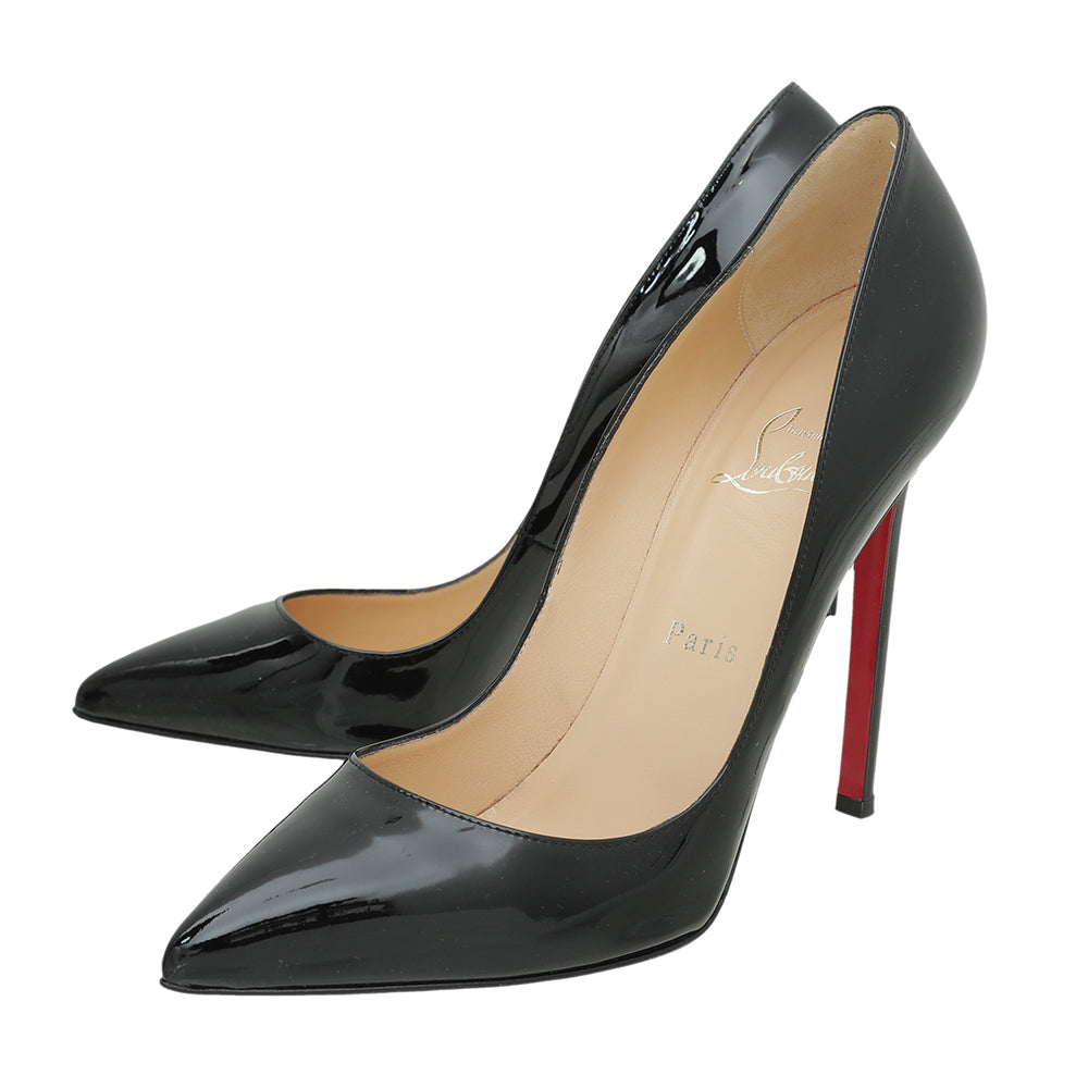 Christian Louboutin Black Pigalle 120 Pump 38.5-Christian Louboutin-THE CLOSET