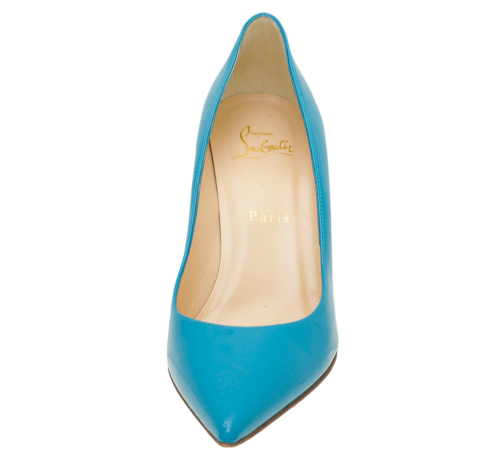 Christian Louboutin Turquoise Pigalle Pump 37-Christian Louboutin-THE CLOSET