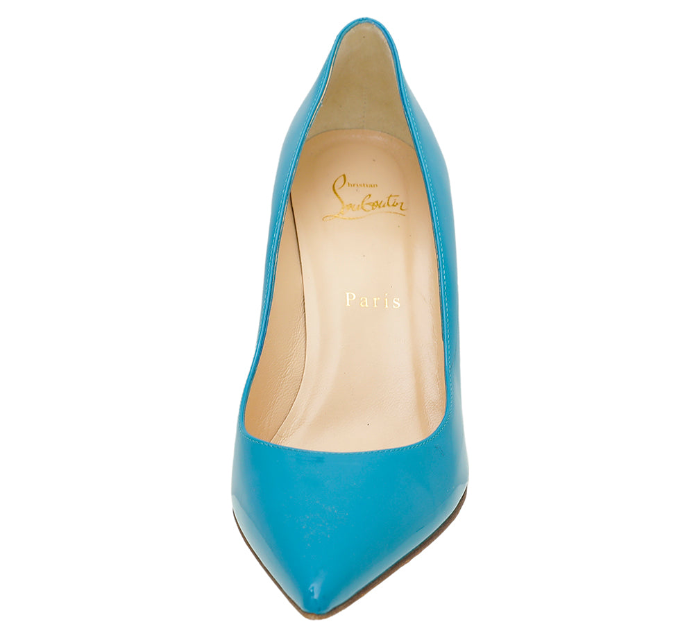 Christian Louboutin Turquoise Pigalle Pump 37