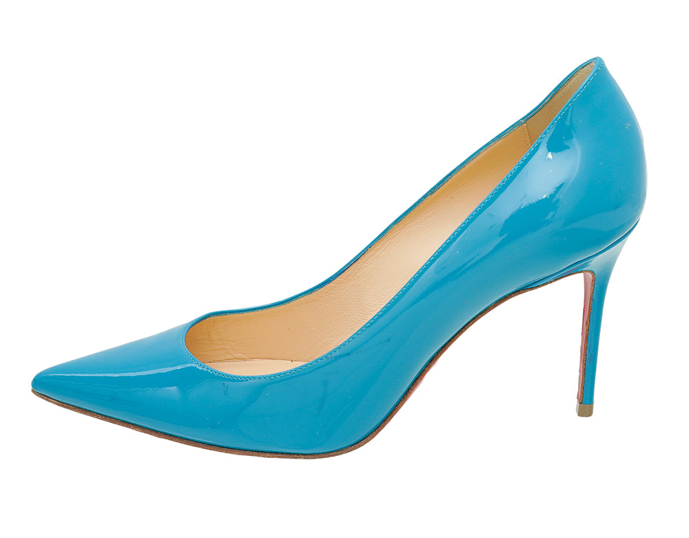 Christian Louboutin Turquoise Pigalle Pump 37-Christian Louboutin-THE CLOSET