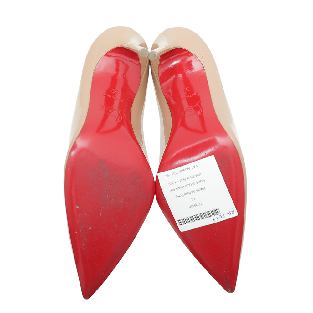 Christian Louboutin Nude So Kate Pump 37-Christian Louboutin-THE CLOSET
