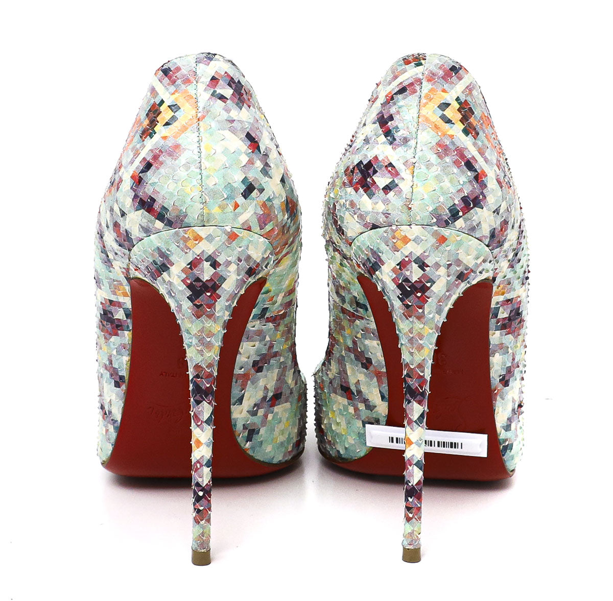 Christian Louboutin Multicolor Python Pigalle Pumps Size 38-Christian Louboutin-THE CLOSET