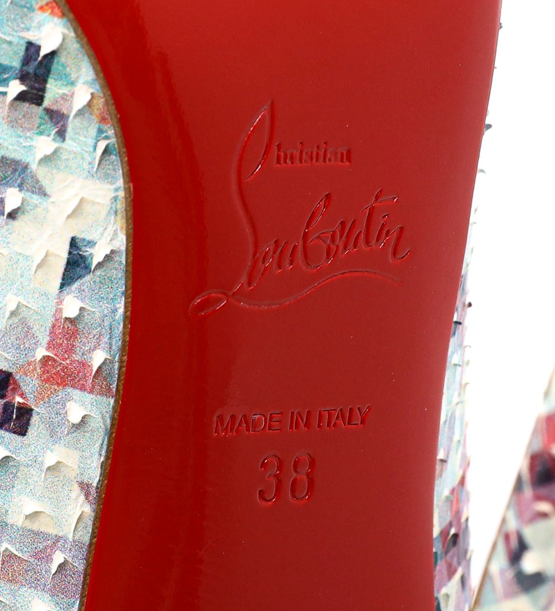 Christian Louboutin Multicolor Python Pigalle Pumps Size 38-Christian Louboutin-THE CLOSET