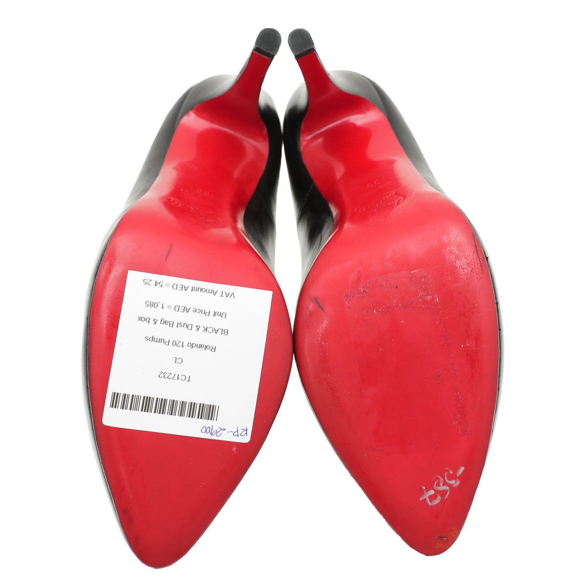 Christian Louboutin Black Rolando 120 Pumps 38-Christian Louboutin-THE CLOSET