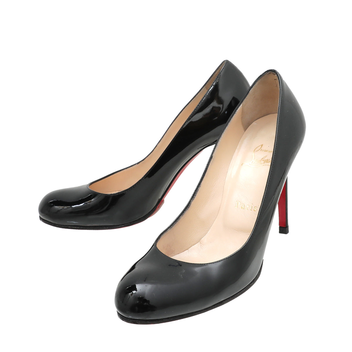 Christian Louboutin Black Simple 100 Pumps 38.5-Christian Louboutin-THE CLOSET