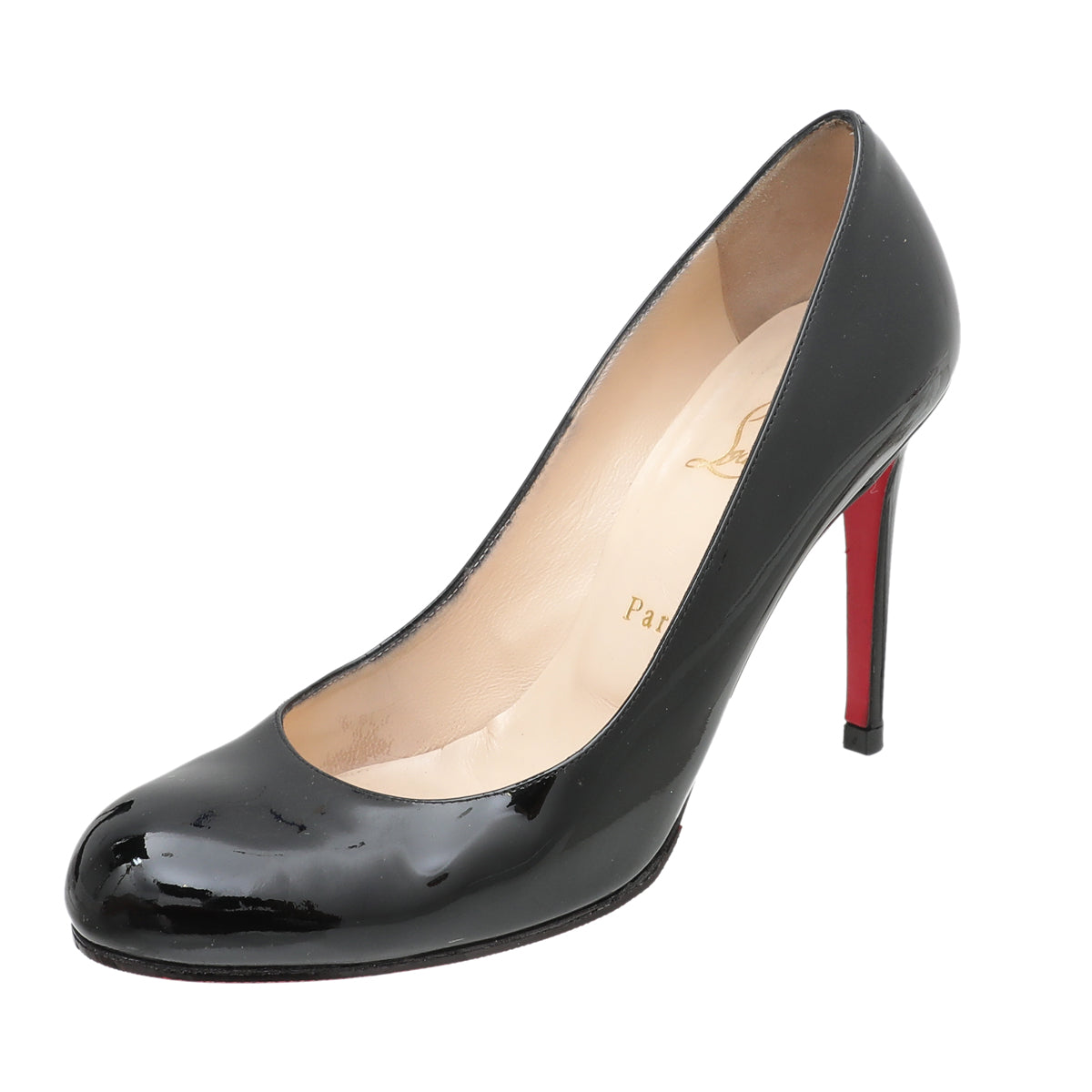 Christian Louboutin Black Simple 100 Pumps 38.5-Christian Louboutin-THE CLOSET
