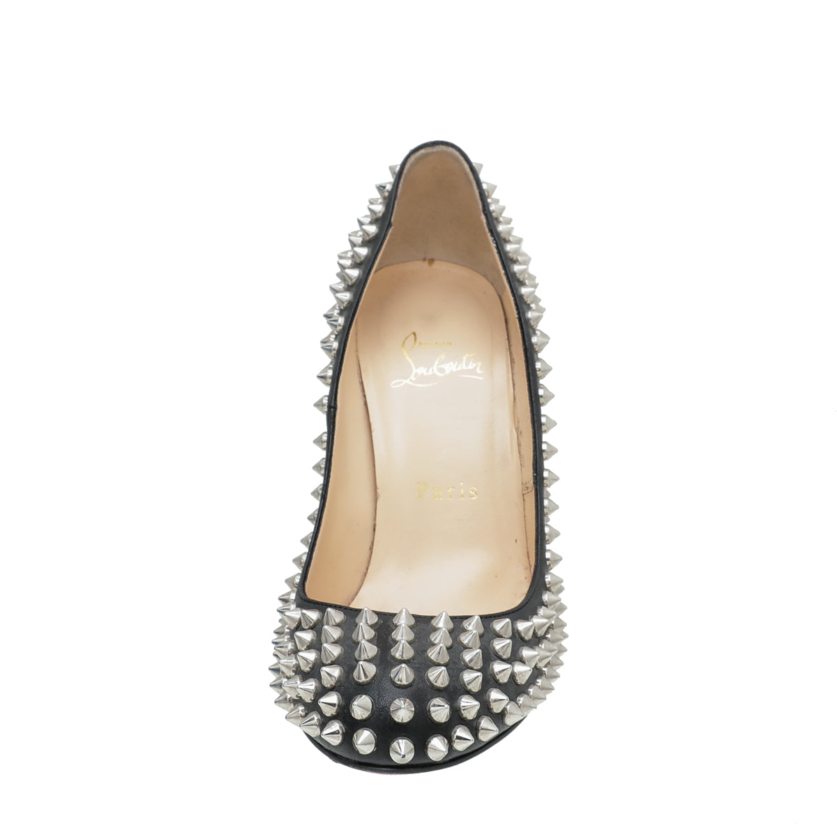 Christian Louboutin Black Spike 100 Pumps 36.5-Christian Louboutin-THE CLOSET