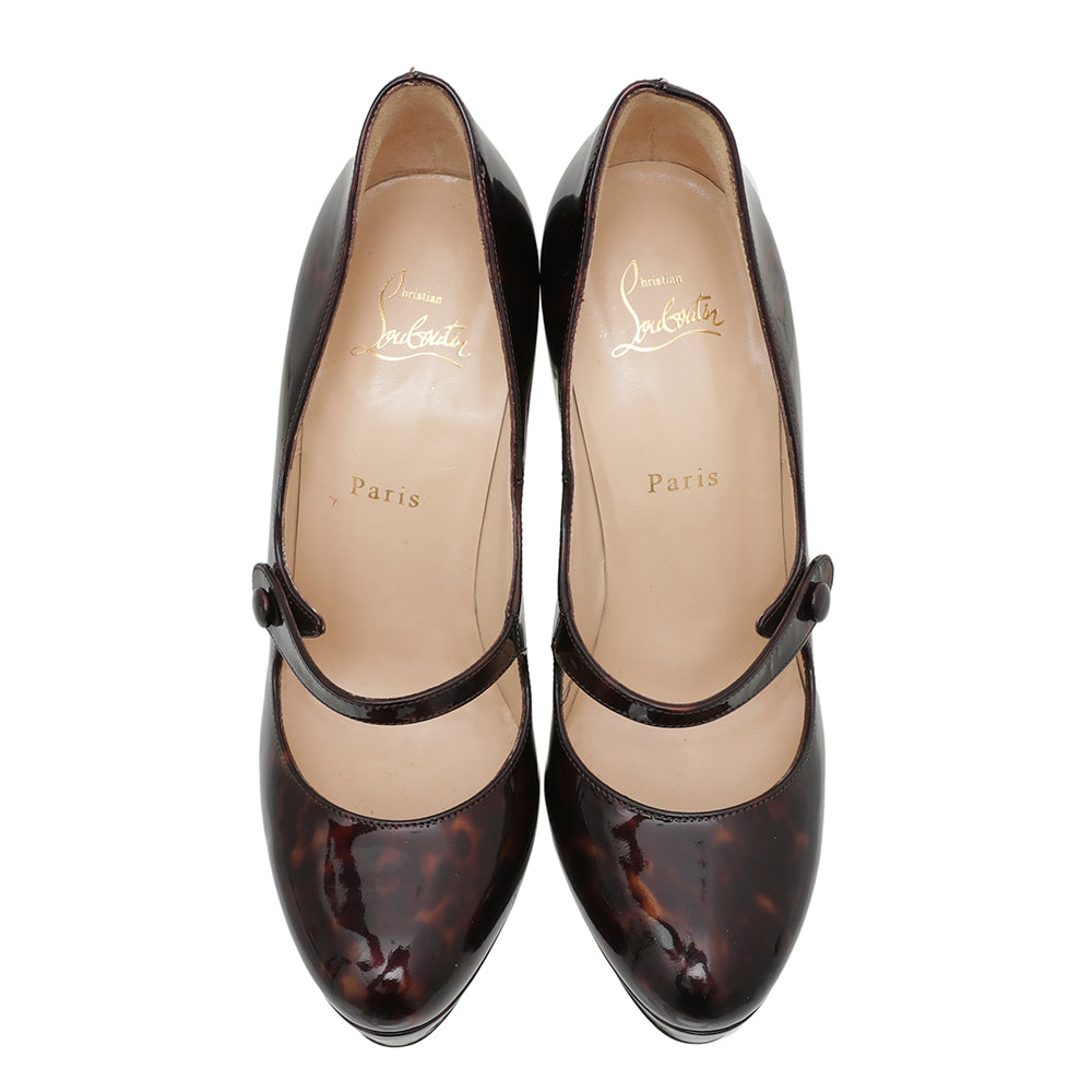 Christian Louboutin Tortoise Relika 140 Pumps 40-Christian Louboutin-THE CLOSET
