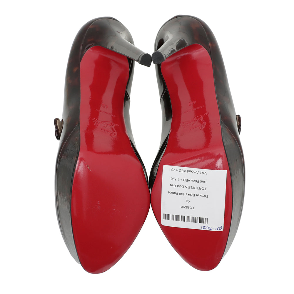 Christian Louboutin Tortoise Relika 140 Pumps 40-Christian Louboutin-THE CLOSET