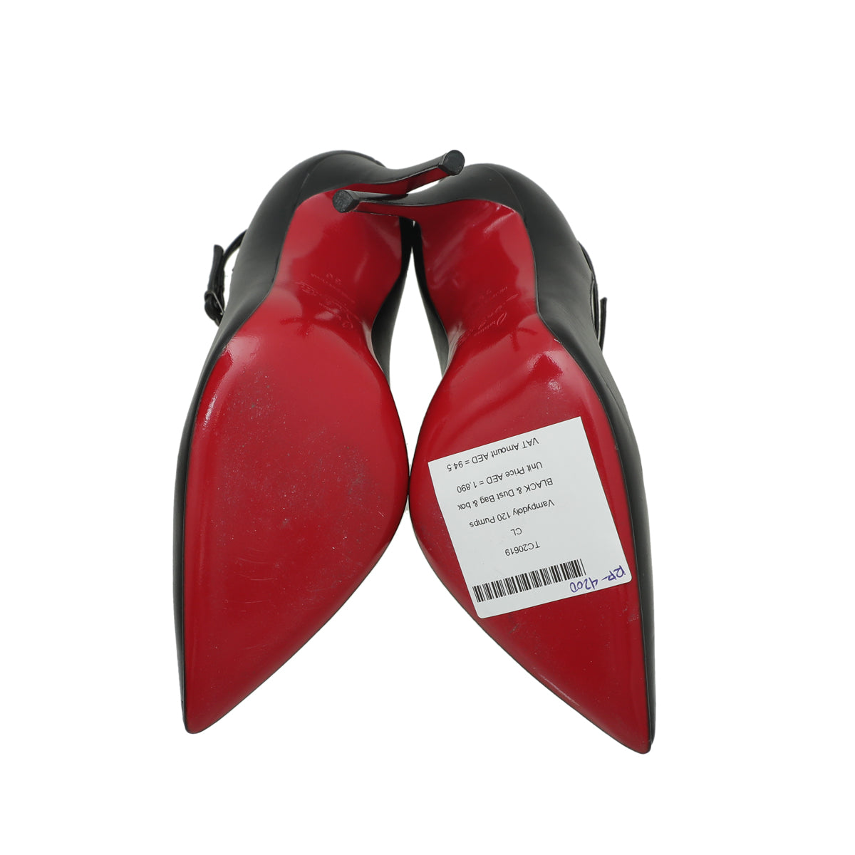 Christian Louboutin Black Vampydoly 120 Pumps 36-Christian Louboutin-THE CLOSET