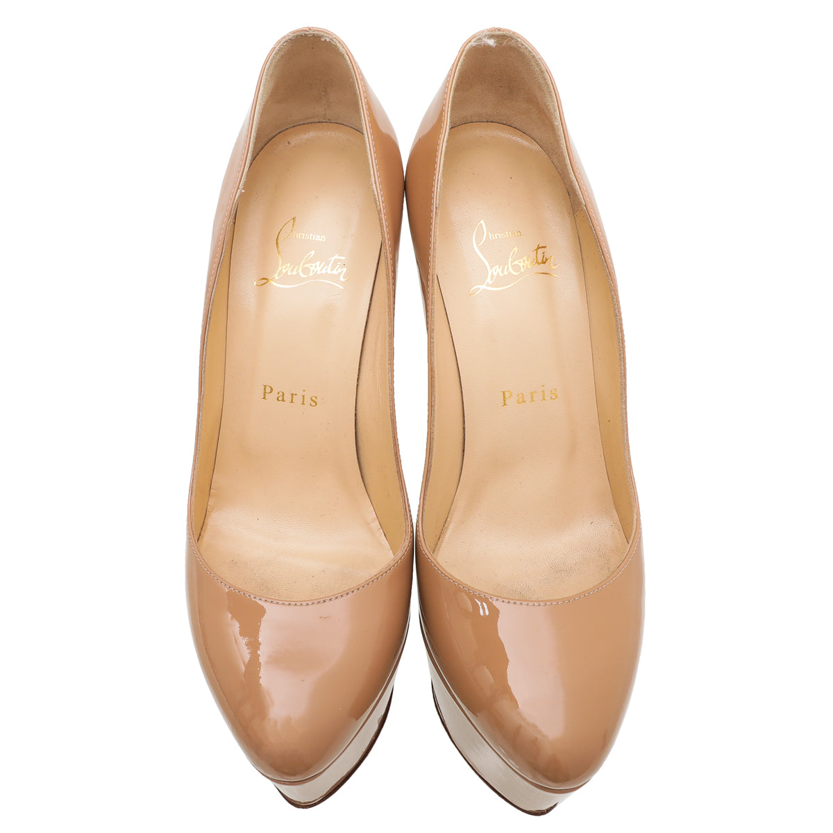 Christian Louboutin Nude Victoria 160 Pumps 37.5-Christian Louboutin-THE CLOSET
