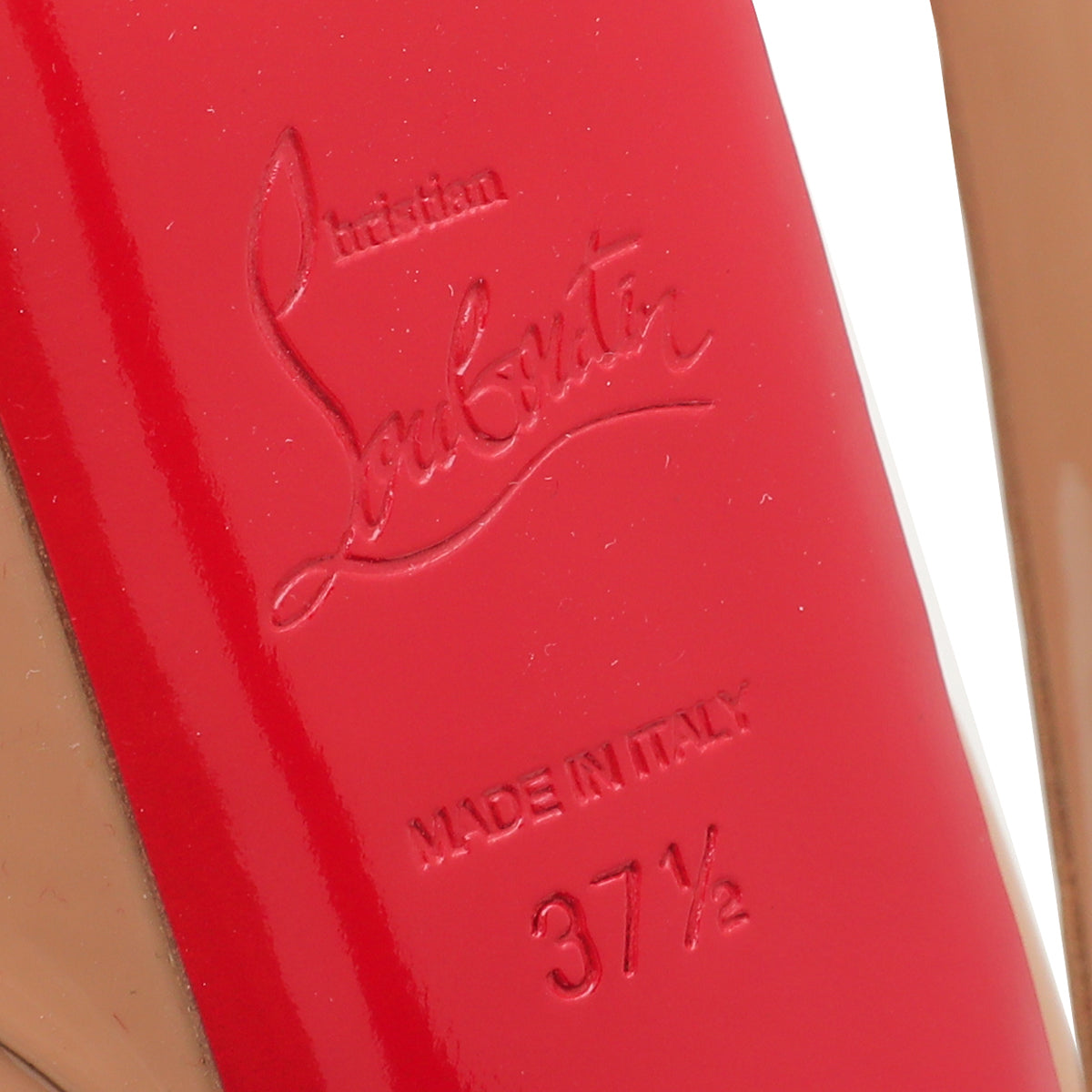 Christian Louboutin Nude Victoria 160 Pumps 37.5-Christian Louboutin-THE CLOSET
