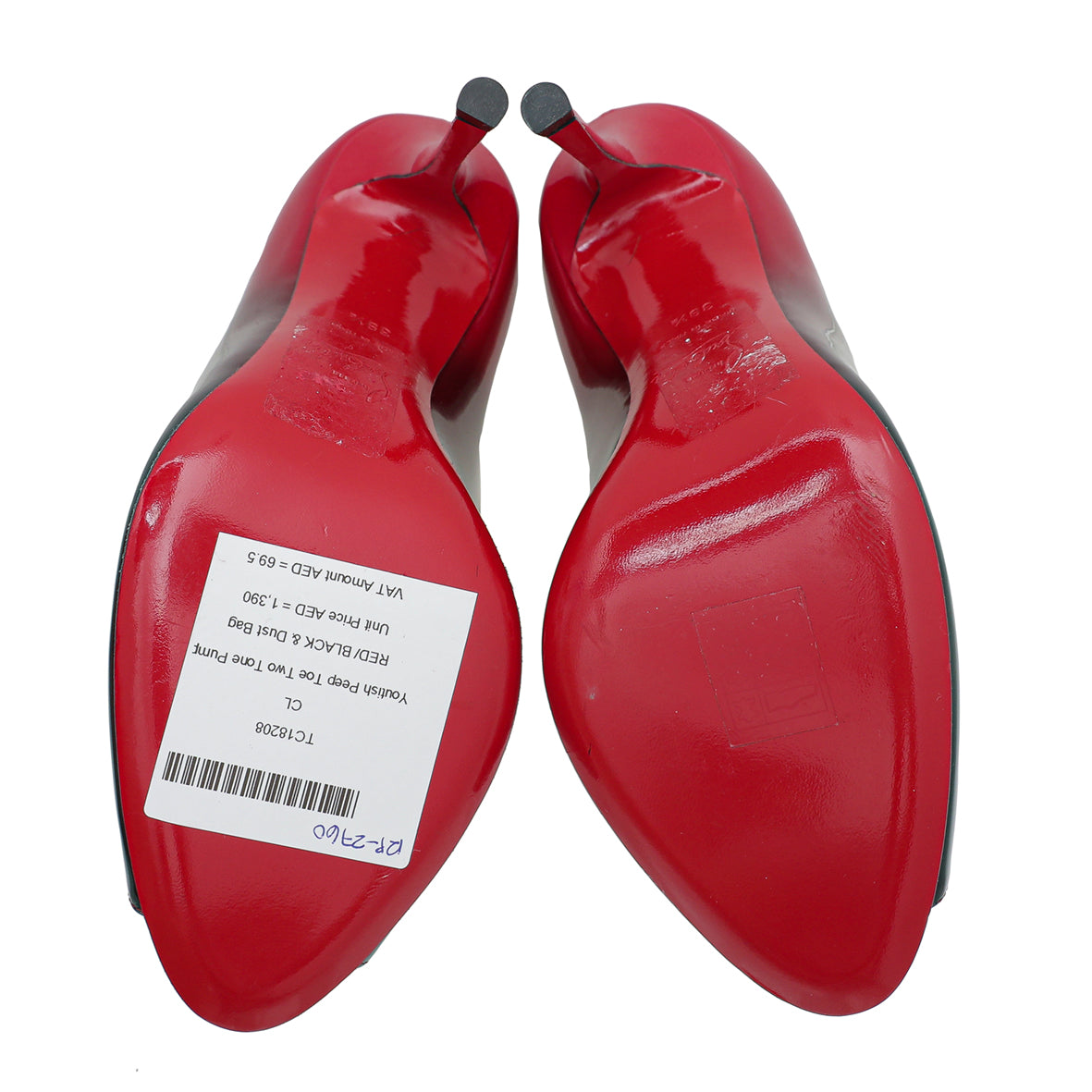 Christian Louboutin Two Tone Youtish Peep Toe Pump 39.5-Christian Louboutin-THE CLOSET