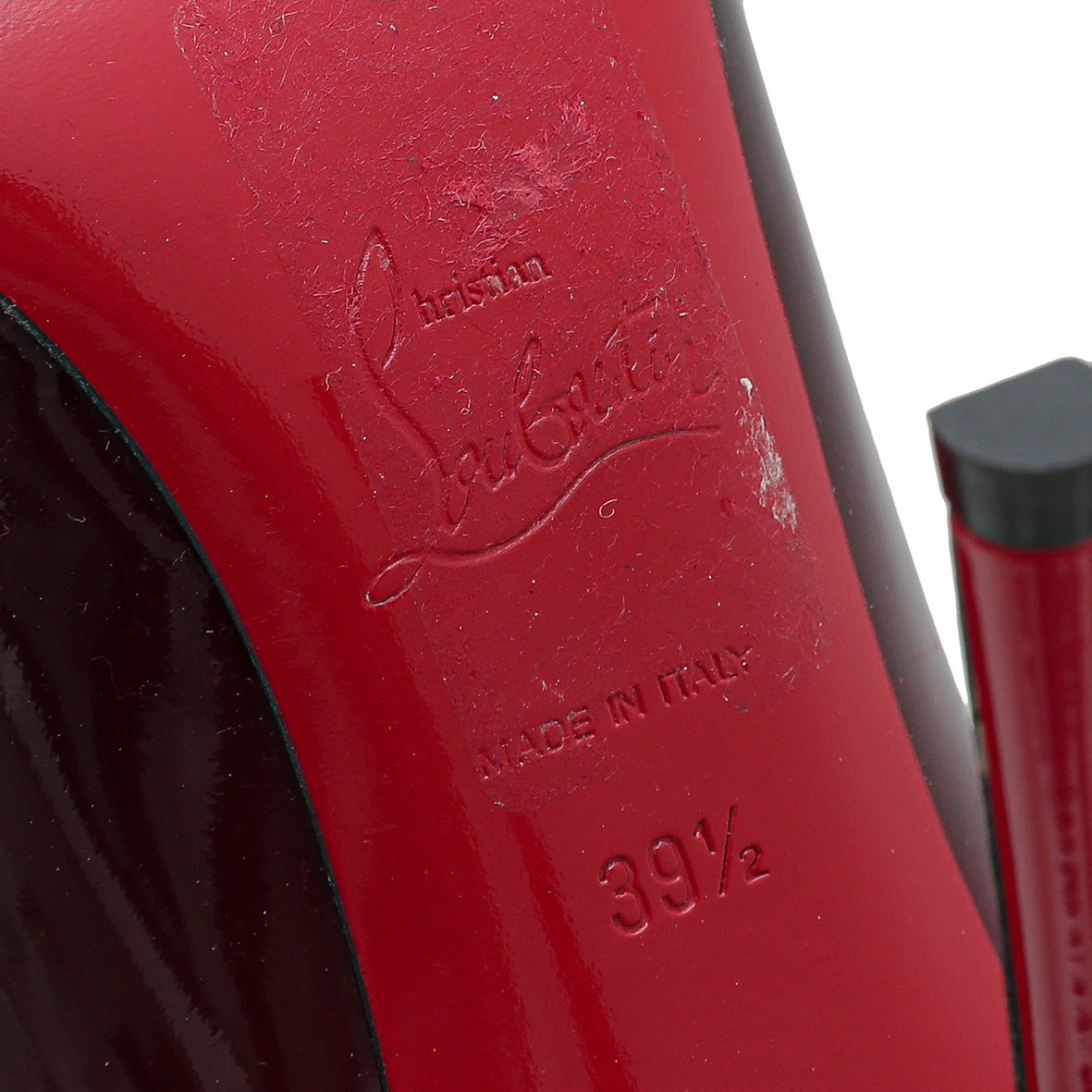 Christian Louboutin Two Tone Youtish Peep Toe Pump 39.5-Christian Louboutin-THE CLOSET