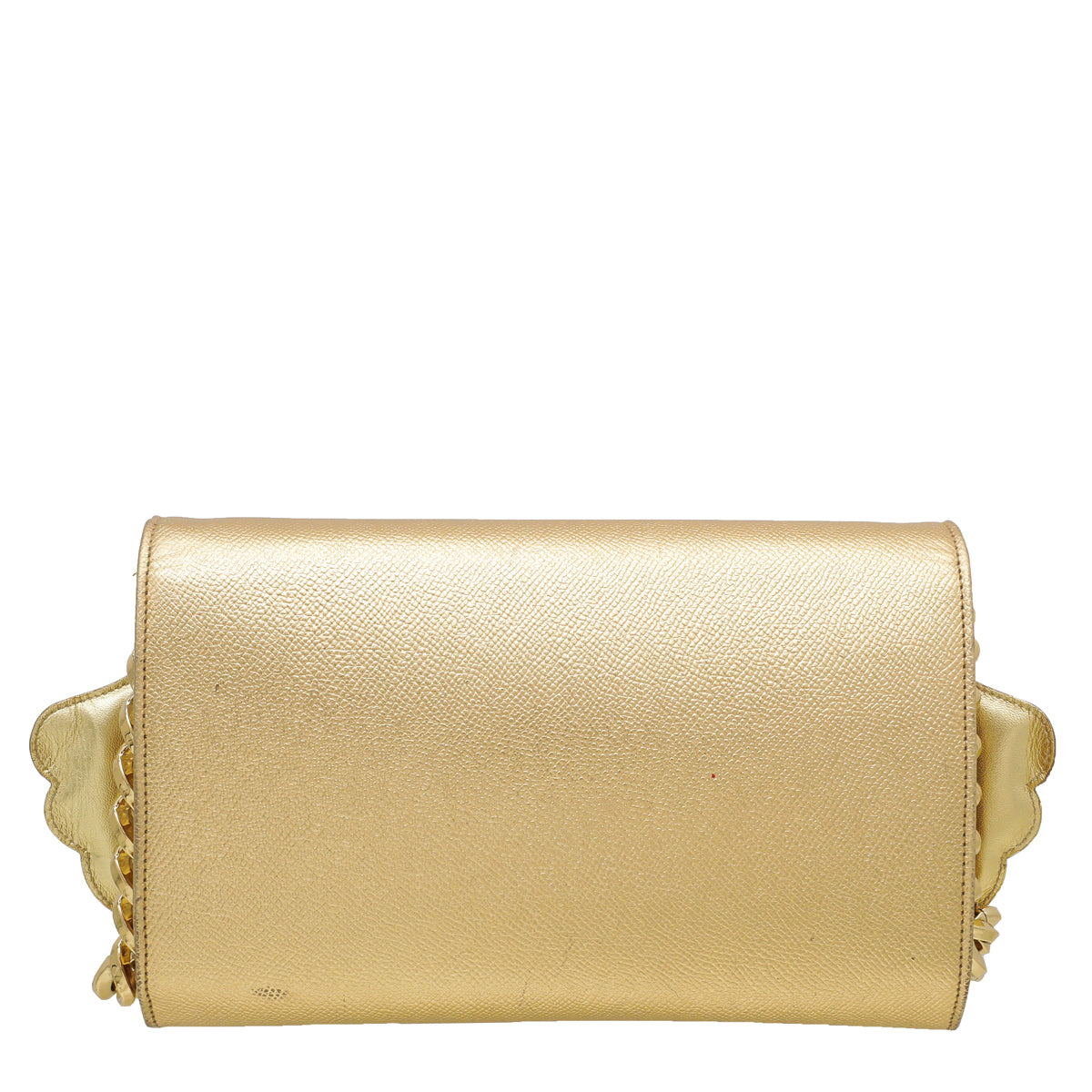 Dolce & Gabbana Metallic Gold Angel Chain Clutch Bag-Christian Dior-THE CLOSET