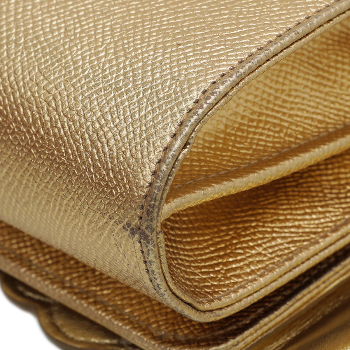 Dolce & Gabbana Metallic Gold Angel Chain Clutch Bag-Christian Dior-THE CLOSET