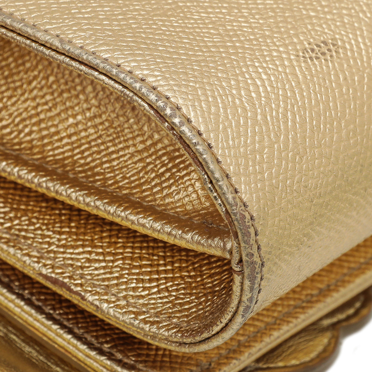 Dolce & Gabbana Metallic Gold Angel Chain Clutch Bag-Christian Dior-THE CLOSET