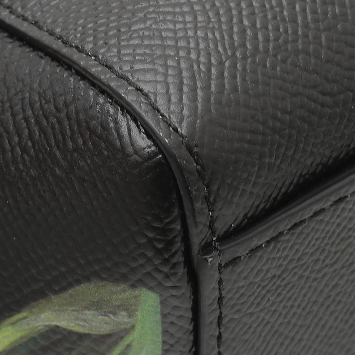 Dolce & Gabbana Black Multicolor Floral Print Sicily Bag-Dolce & Gabbana-THE CLOSET