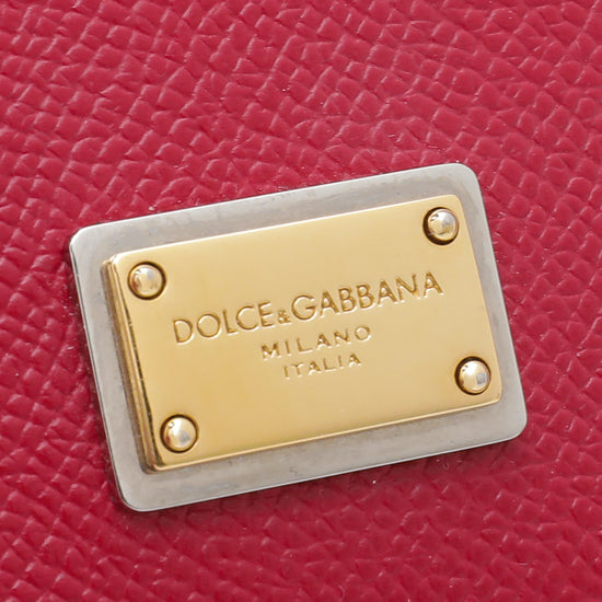 Dolce & Gabbana Red Dauphine Sicily Bag