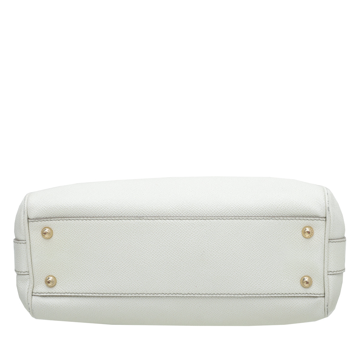 Dolce & Gabbana White Dauphine Miss Sicily Double Zip Bag-Dolce & Gabbana-THE CLOSET
