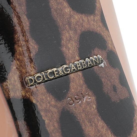 Dolce & Gabbana Nude Vernice Decollete Pumps 39.5