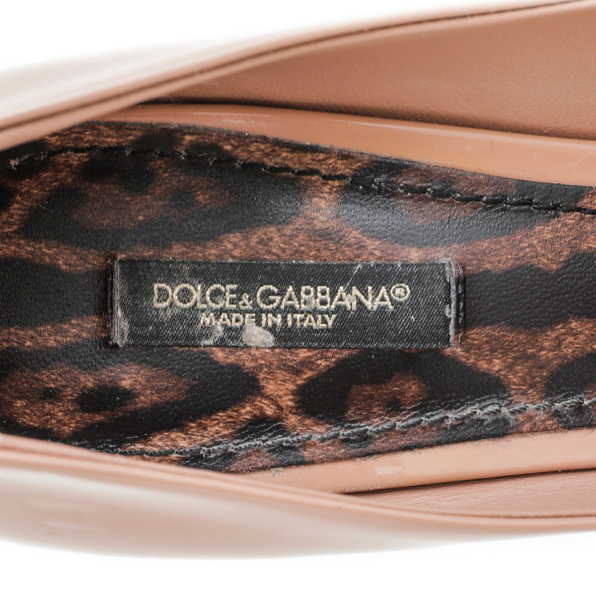 Dolce & Gabbana Nude Vernice Decollete Pumps 39.5-Dolce & Gabbana-THE CLOSET