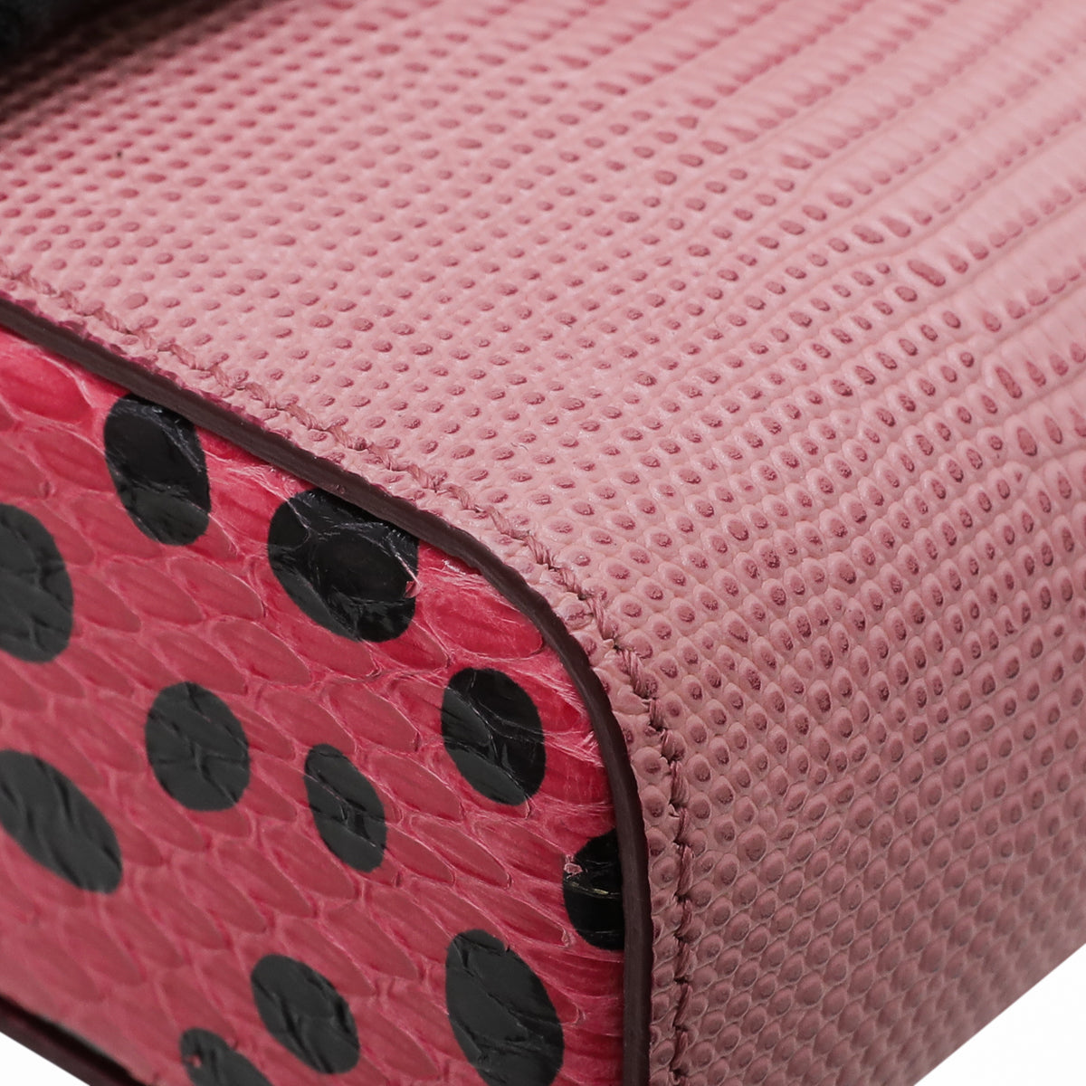 Dolce & Gabbana Bicolor DG Millennials Fabric Dot Crossbody Bag-Dolce & Gabbana-THE CLOSET