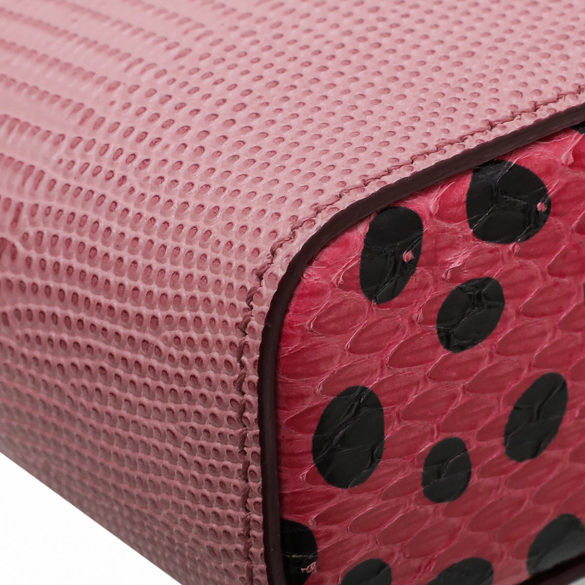 Dolce & Gabbana Bicolor DG Millennials Fabric Dot Crossbody Bag-Dolce & Gabbana-THE CLOSET