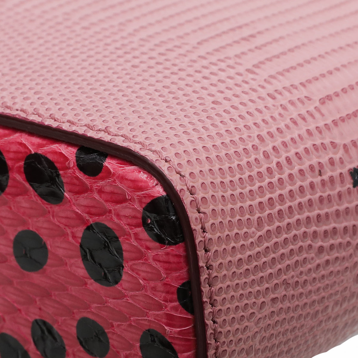 Dolce & Gabbana Bicolor DG Millennials Fabric Dot Crossbody Bag-Dolce & Gabbana-THE CLOSET